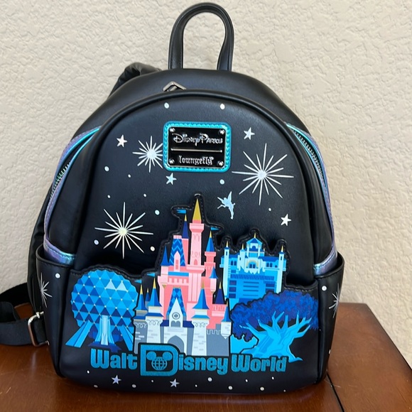 Loungefly Handbags - Disney Parks Walt Disney World Icon Loungefly Mini Backpack